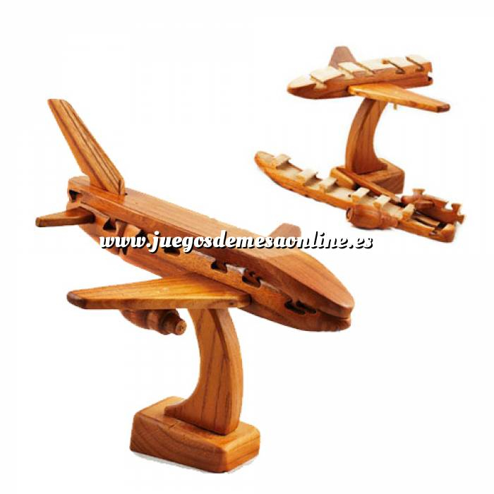 Imagen De madera Puzzle madera Avión - Ingenio 