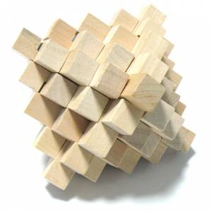 De madera - Puzzle madera piña 